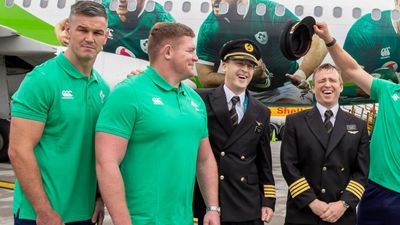 Three Ireland stars having far too much fun, as Andy Farrell’s side embark on World Cup adventure