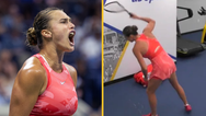 Aryna Sabalenka’s furious reaction to US Open final defeat captured in locker room footage