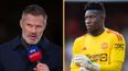 Jamie Carragher’s criticism of Andre Onana backed up by worrying statistic