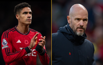 Raphael Varane’s relationship with Ten Hag has ‘broken down’ after incident earlier this season