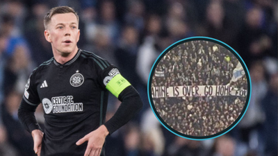 Lazio fans unfurl disgusting anti-Irish banners at Celtic game in Rome