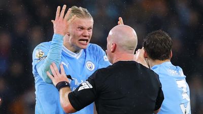 Erling Haaland storms off pitch after ‘disgraceful’ decision in dying moments of Man City v Spurs