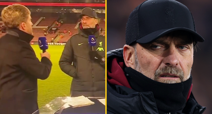 Jurgen Klopp calls Amazon presenter ‘brave’ and ‘ignorant’ during tetchy post-match interview