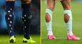 The reason footballers cut holes in their socks before matches