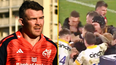 Peter O’Mahony far from impressed with Northampton celebrations after big try