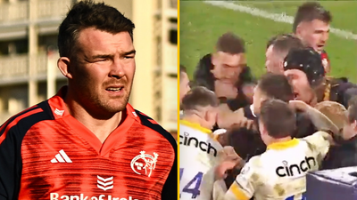 Peter O’Mahony far from impressed with Northampton celebrations after big try