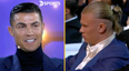 Erling Haaland looks on unimpressed as Cristiano Ronaldo claims he is ‘best goalscorer’