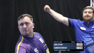 Luke Littler agonisingly close to second nine-darter in just one day