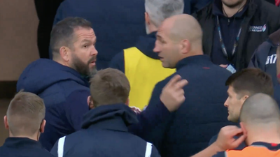 Andy Farrell in heated tunnel row with England coach Steve Borthwick