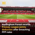 Nottingham Forest hit with points deduction after financial fair play breach