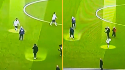 New angle reveals what happened between Mo Salah and Jurgen Klopp at full time 