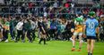 Offaly supporters invade pitch two minutes before end of Leinster U20 final