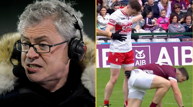 Joe Brolly reacts to McKinless stamp