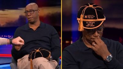 Ian Wright wells up as he makes final Match of the Day appearance