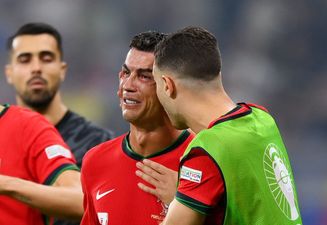 Fans label Ronaldo’s tears against Slovenia the ‘greatest moment in Euros history’