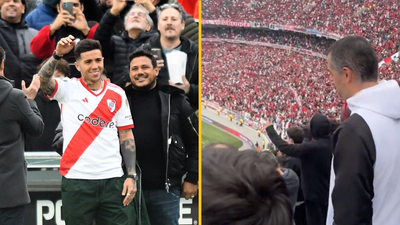 Enzo Fernández returns to boyhood club as entire stadium sings racist song