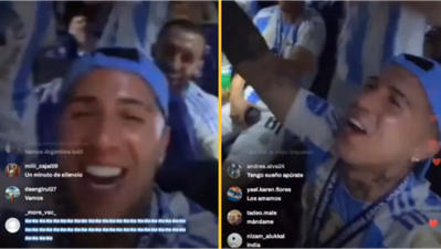 Enzo Fernandez posts clip of Argentina players singing racist France chant after Copa America win