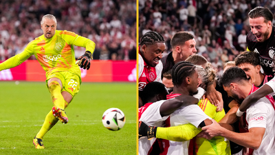 Ajax win 25-minute long penalty shootout 13-12 against Panathinaikos to qualify for Europa League