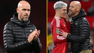 Man United fans left baffled by ‘crazy’ Ten Hag decision in seven goal Barnsley romp