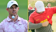 Rory McIlroy forced to wear Liverpool jersey after losing Late Late Show bet