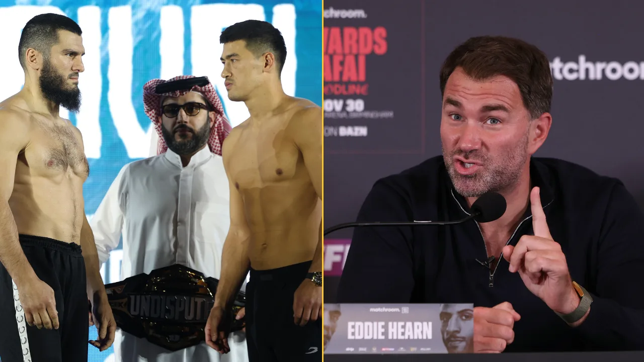 Eddie Hearn goes on explosive rant after fans claim Saudi showdown was 'rigged' 