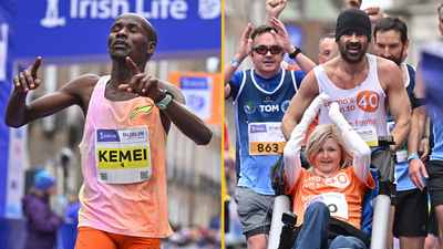 Kenya’s Kemei wins Dublin Marathon as Colin Farrell clocks impressive time