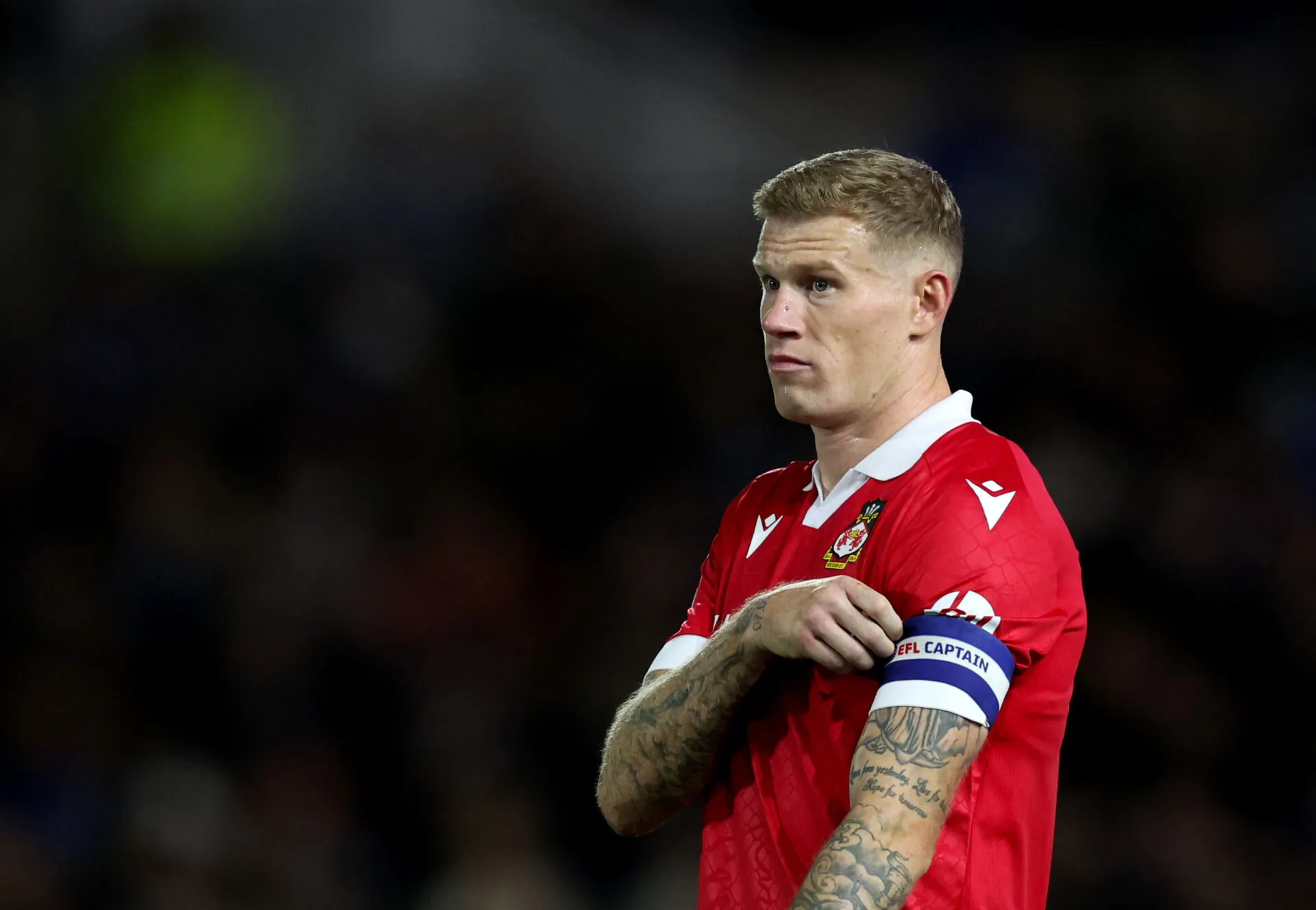 James McClean explains why he did not stand with Wrexham teammates for Remembrance Day silence