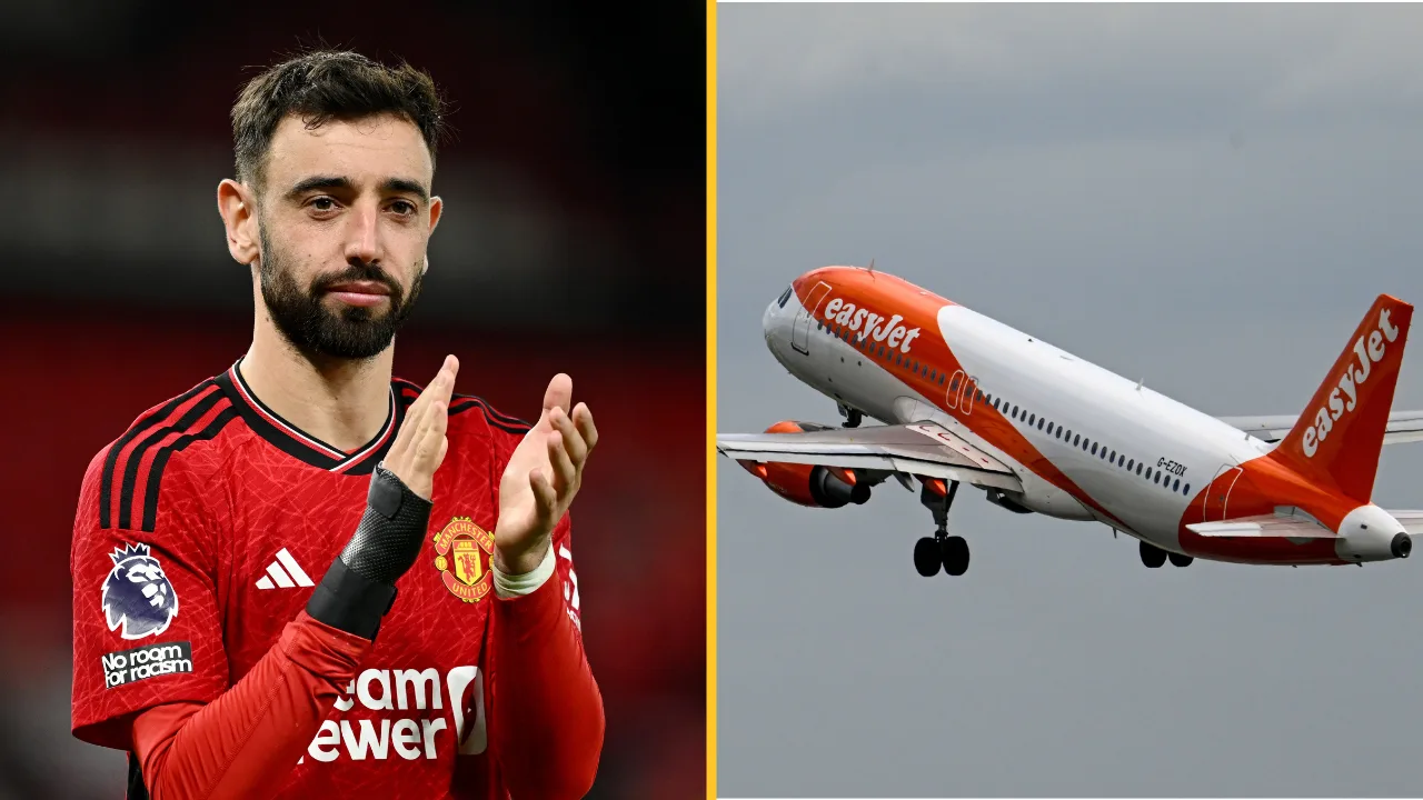 Bruno Fernandes saves ill passenger on EasyJet flight