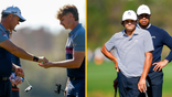 Tiger Woods’ and Padraig Harrington’s sons both make epic aces alongside their dads