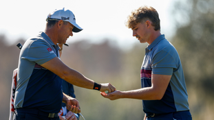 Padraig Harrington and son close in on Tiger and Charlie Woods at PNC Championship