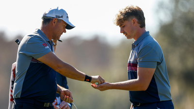 Padraig Harrington and son close in on Tiger and Charlie Woods at PNC Championship