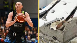 Home of one of the country’s top basketball sides destroyed by heavy snow fall