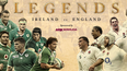 You can still get last-minute tickets to Ireland vs England rugby legends match